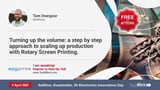 TechBlick Talk: Scaling Up Your Printed Electronics Production with Rotary Screen Printing Technology