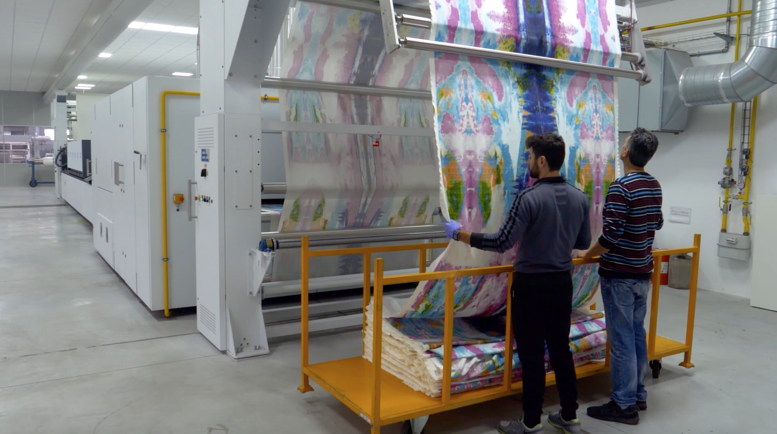 Modern Textile Printing Technology & Machine - YouTube