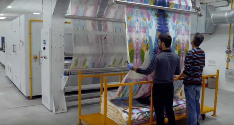 single pass printing textile industry